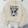 Trendy Printed Women's Crew Neck Sweatshirt, Dopamine Style & Loose Fit, Street Photography
