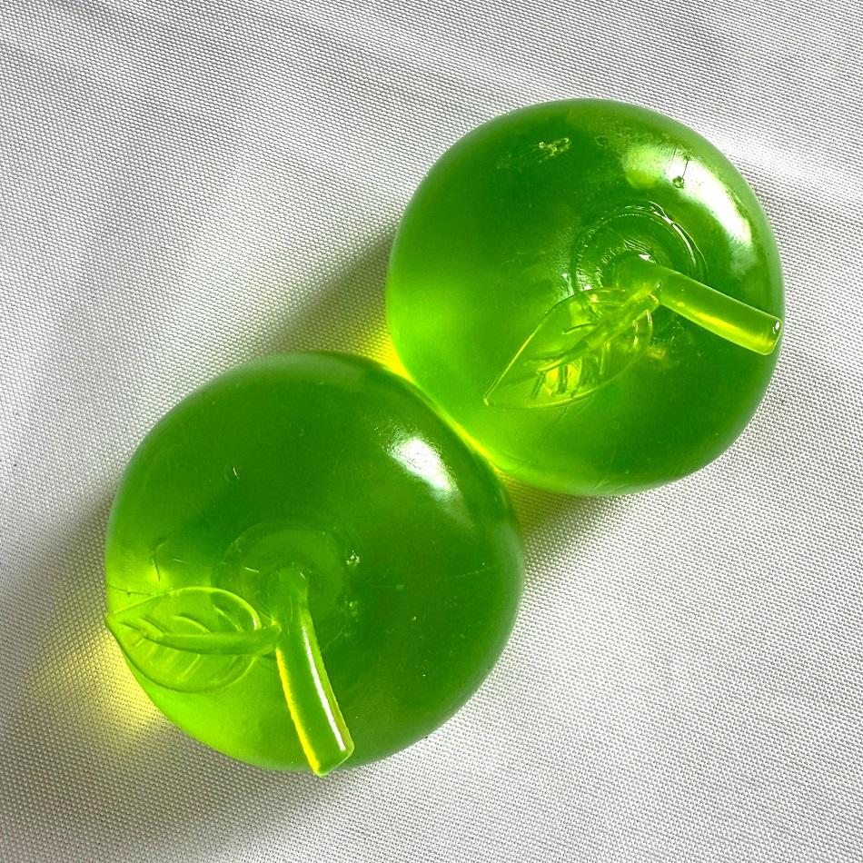 Squishy Green Apple Stress Ball Fidget Sensory Toy Blue Maltose Slow Rebound Squeeze Toy for Adults Decompression Christmas Gift