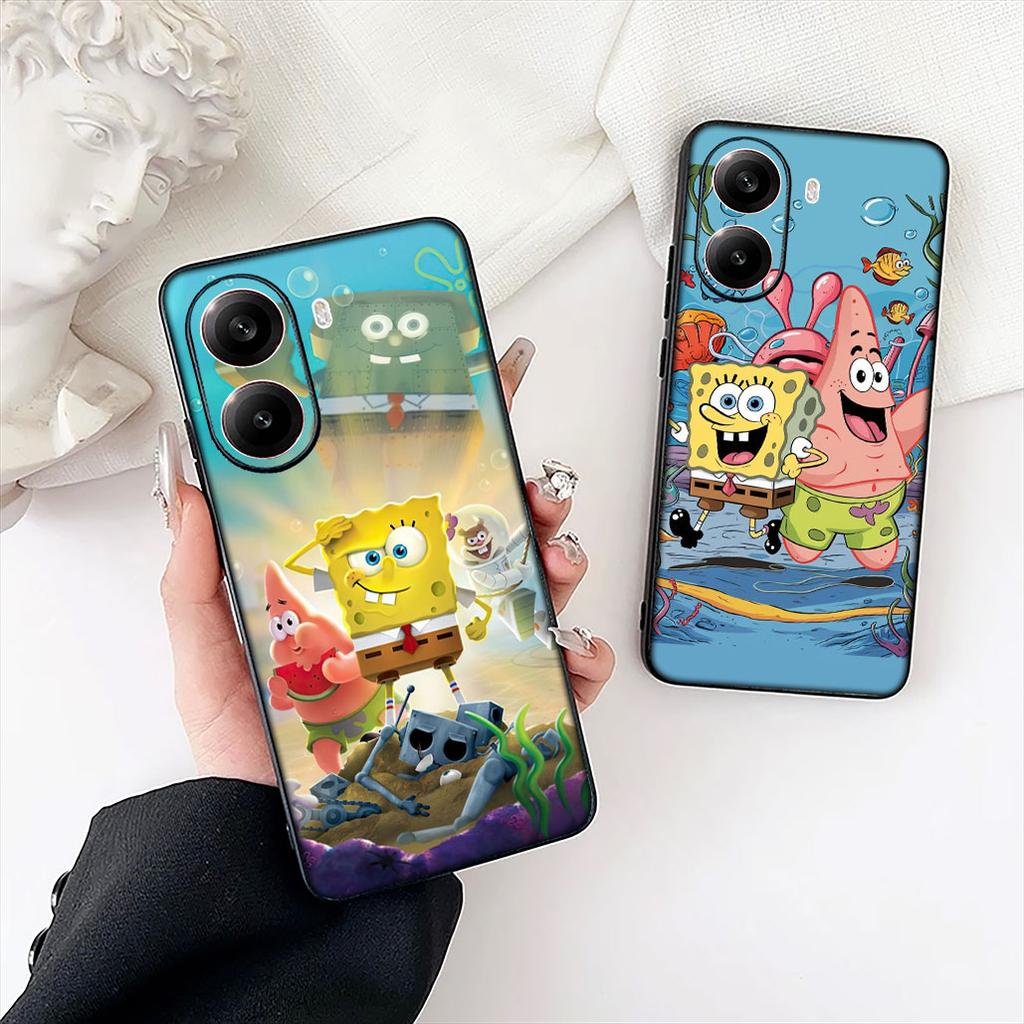 S-SpongeBobs S-SquarePants Phone Cover for Samsung Galaxy S22 S21 S20 FE Ultra Plus A35 A36 A37 A33 A34 A04 A71 Protective Case