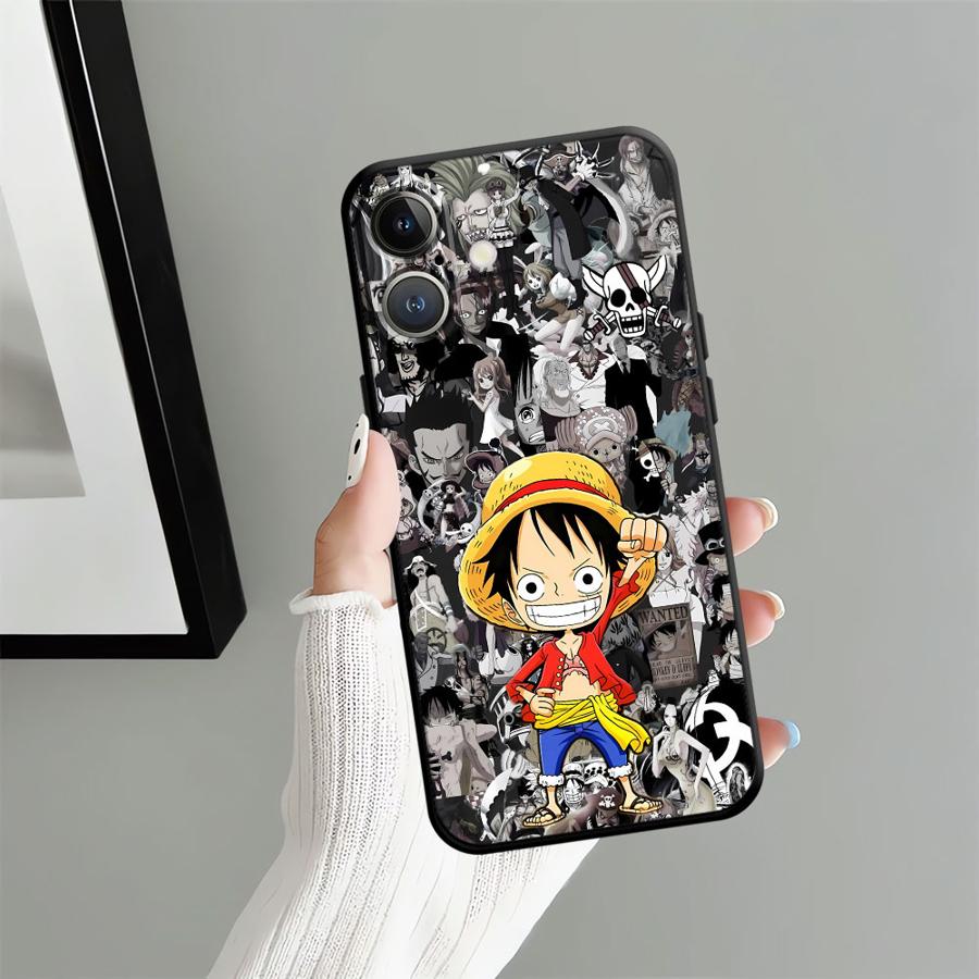 Anime One Piece Luffy Funda Phone Cover Phone Case for Apple iPhone 17 Pro Max 12 14 XR XS MAX 11 16 Air 13 15 Pro 7 8