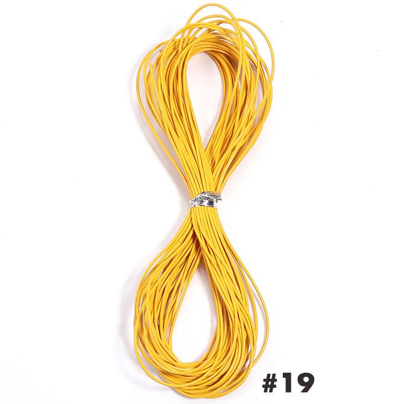10 Yard Genuine Leather Cord Dia 1.5mm Colored Round Leather Rope For DIY Handmade Leather Craft Materials Jewelry Accessories