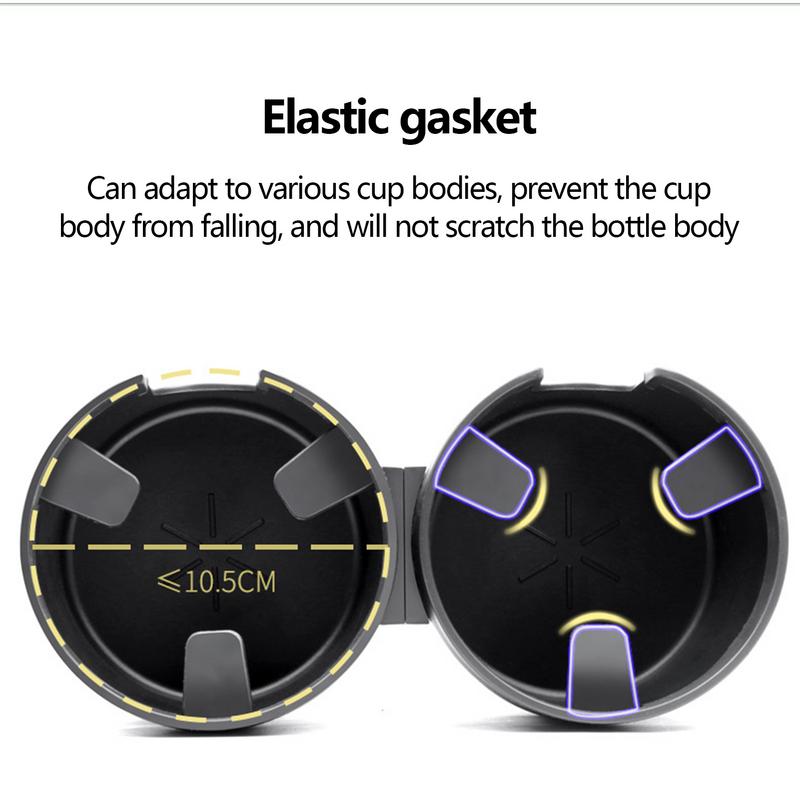 Adjustable Cup Holder For Car Cup Holder Adapter Extender Cup Holder Extender 2 In 1 Water Bottle Holder Drink Holder With