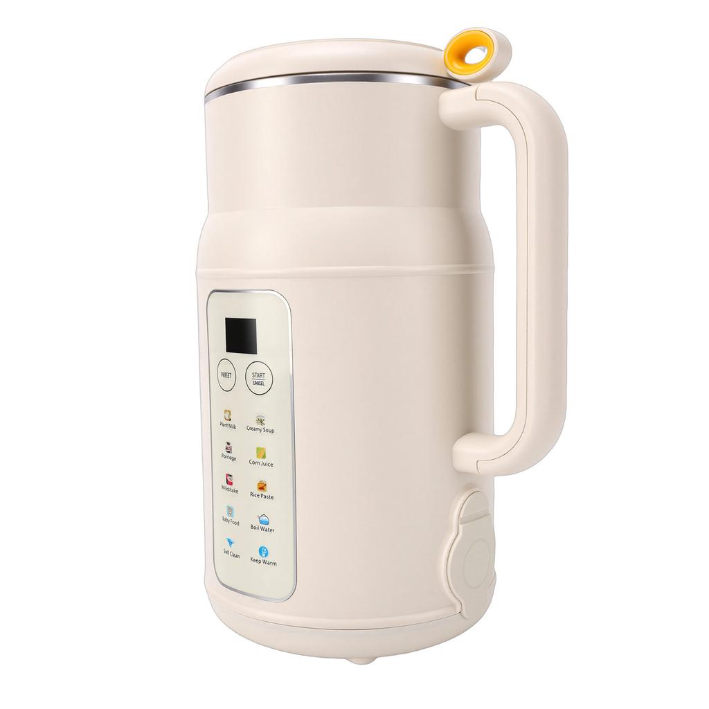 800ml Nussmilchbereiter Mixer Wasserdicht Leise Automatische Sojamilchmaschine mit Smart-Timer für Hausgemachtes