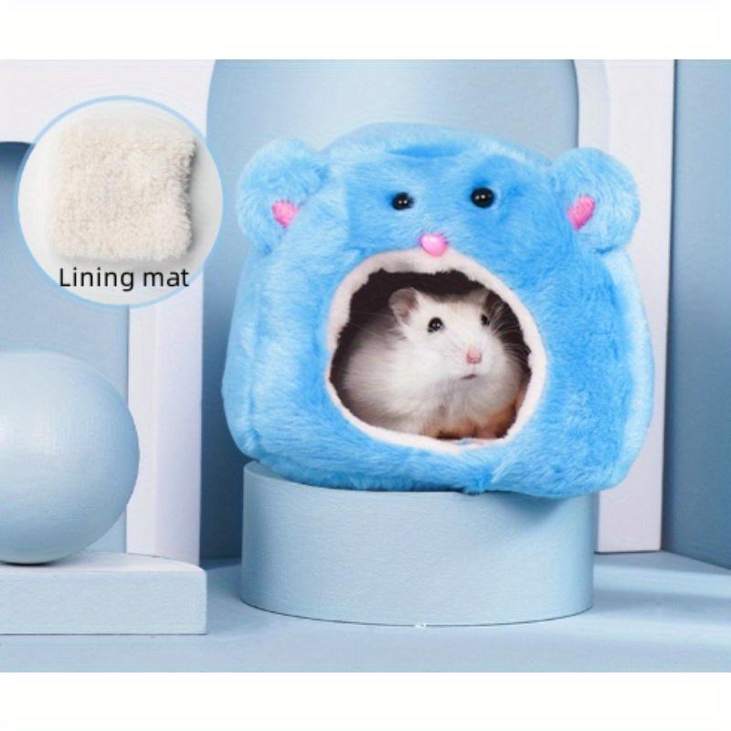 Hamster Soft Warm Bed Rat Hammock Pig Squirrel Winter Pet Toy Hamster Cage House Hanging Nest Mat House Bed Animal Mice Rat Nest