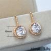 Japanese Exquisite Women'S Earrings With Zircon Versatile Earrings, Earrings