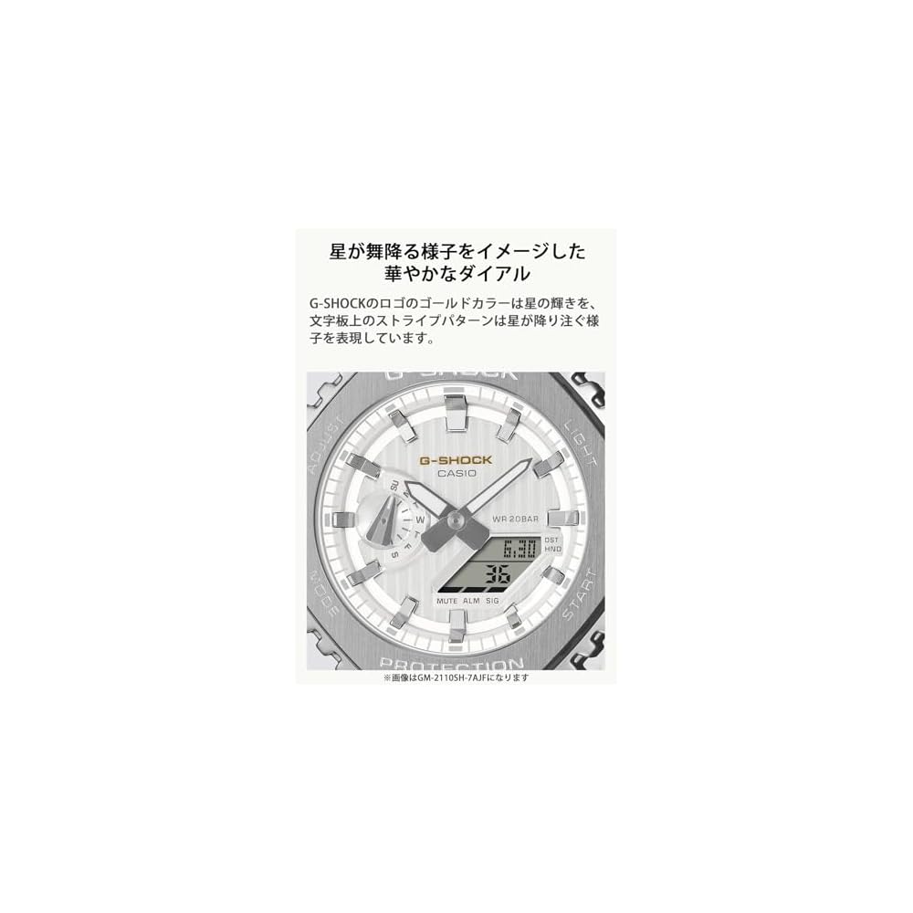 Casio G-Shock Precious Heart Selection Women's Metal Covered Watch Navy GM-S2110SH-2AJF Eco-Friendly Material