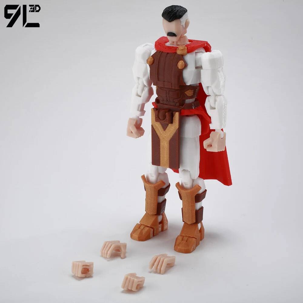 9L3D Unbeatable Mark Gay Mark Grayson Dummy13 Anime Action Poseable Collectible Model Multi-Jointed Figure Gifts For Kids Adults