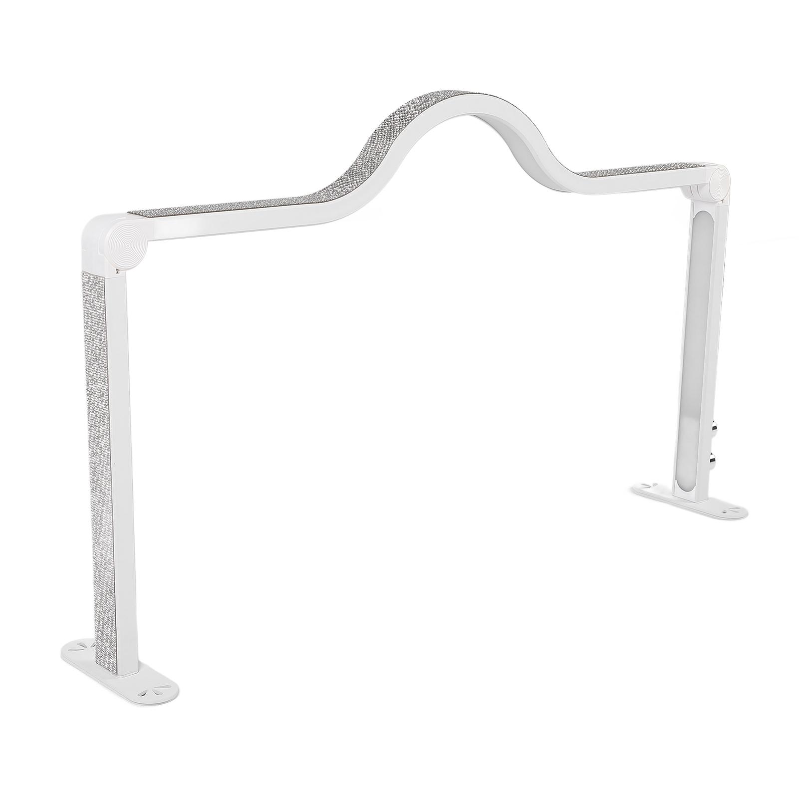 

Полумесяц Настольная лампа для ногтей 3 режима мягкого освещения Полумесяц Маникюрная лампа для наращивания ресниц EU PLUG