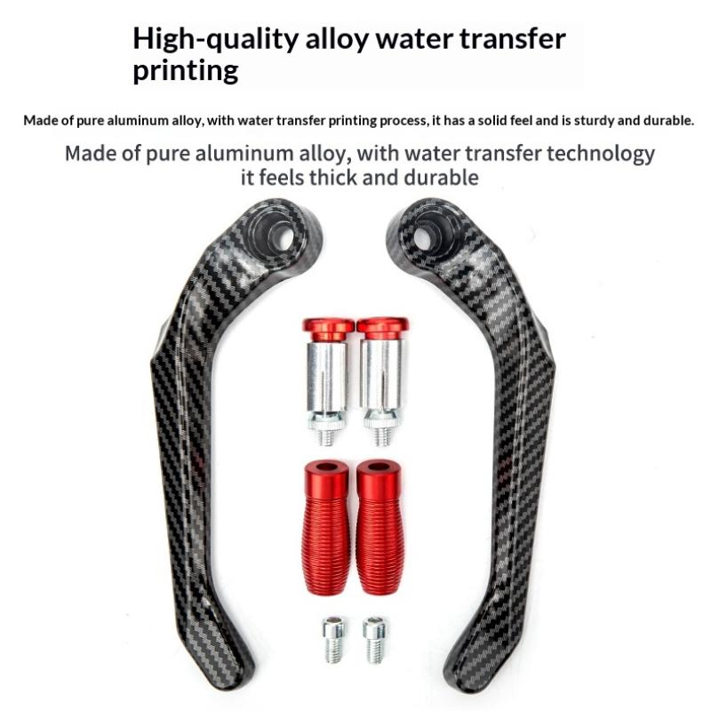 1Pair Motorcycle Die-Casting Aluminum Alloy Handlebar Brake Clutch Lever Hand Guard Protector Modification Accessories Handguard