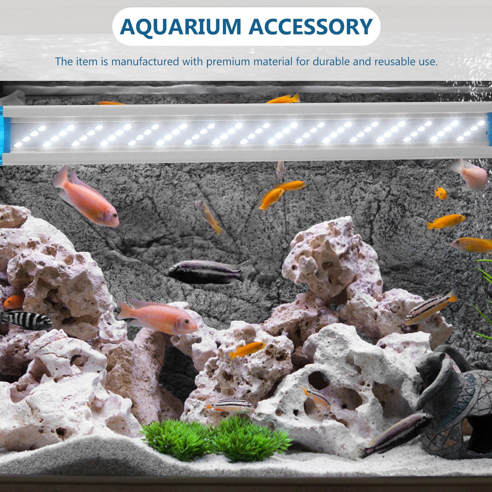 

1Pcs Fish Tank LED Light High Color Rendering Delicate Aquarium Lamp Fish Tank Landscaping Decoration Aquatic Plant Lighting EU Plug