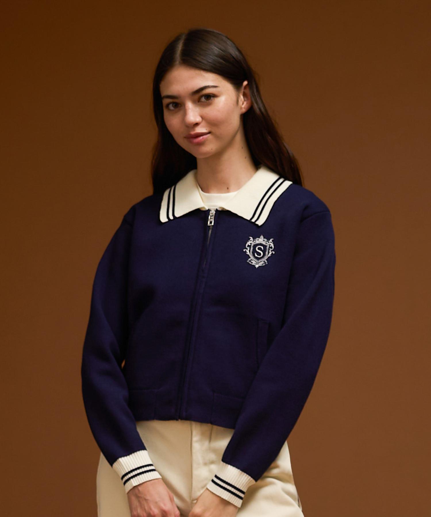 Sperry Heritage Knit Zip-Up Jacket_Navy [Sprn_0001] Note/S