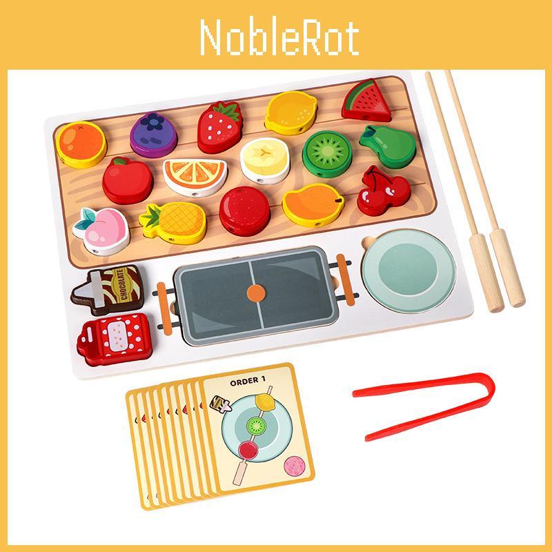 Fruit Wooden Candy Gourd Matching Toy For Kids Learning And Creative Play Role