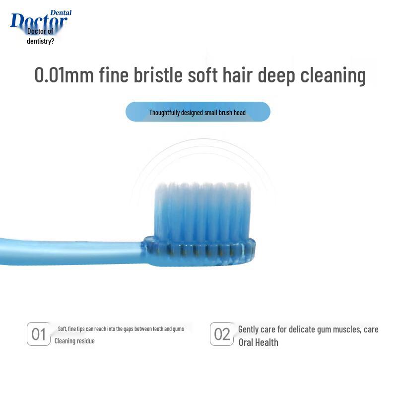 

Doctor Tooth Rapid White Soft Bristle Toothbrushes