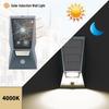 Smart Waterproof Solar Wall Lamp with Large Photovoltaic Panel for Garden, Terrace, and Garage