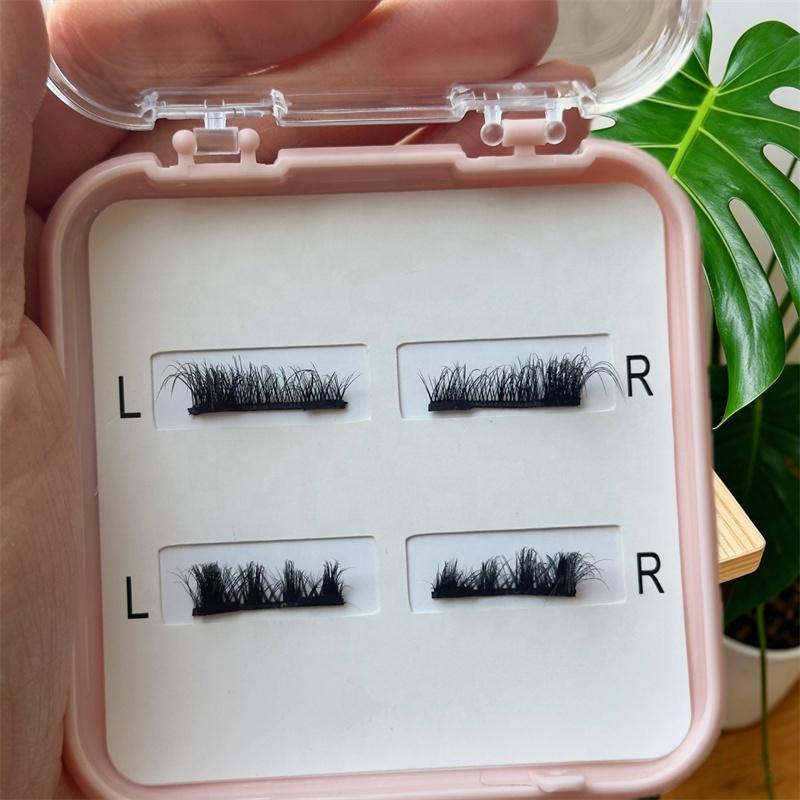 2026 New Arrival Magnetic Lash Package Waterproof Half Styles Magnetic Bottom Eyelash Bulk Supplier From Qingdao