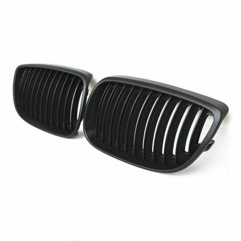 Front Bumper Kidney Grill Dual Slat Racing Grille Matte Black Car Exterior Accessories For BMW E92 E93 M3 3 Series