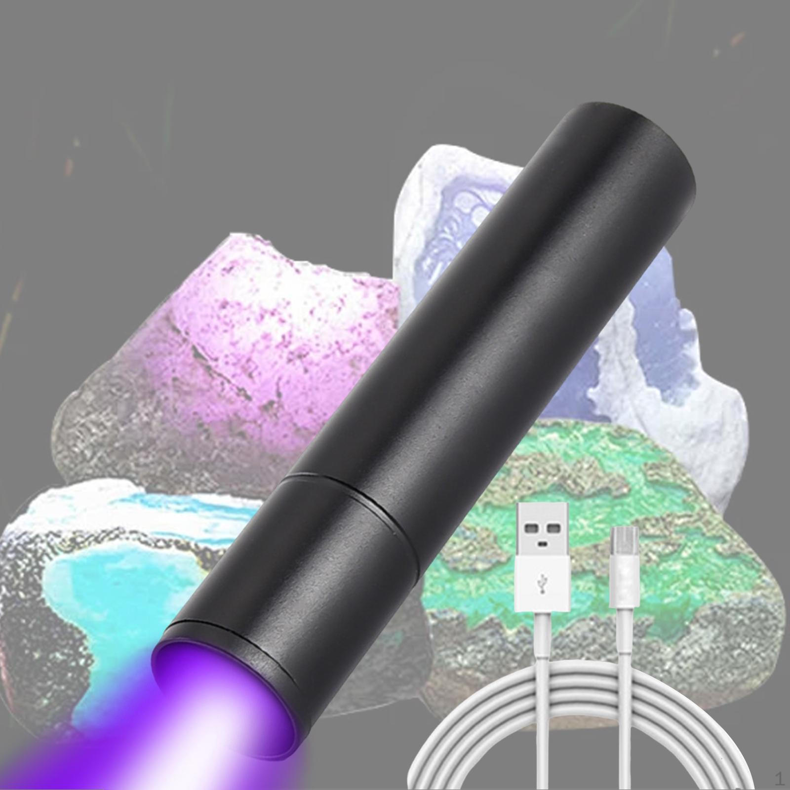 

Фонарик для инспекции 365 нм Ультрафиолетовый свет для коллекции ювелирных изделий 400 мАч Белая линза 400mah White Lens