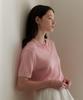 YUPPE Line Collar Knit_Pink