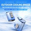 LED Display Neck Fan USB Rechargeable Portable Fan Portable Cooling Fan  Summer