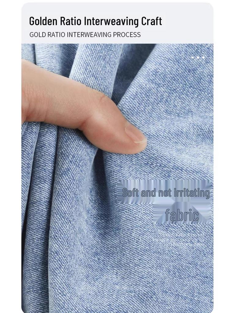 Women's High-Waisted Skinny Light Jeans - Slim Fit Summer Pencil Pants