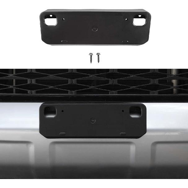 Jimen for 4Runner License Plate Holder, Front License Plate Frame Mount Bracket Compatible with Toyota 4Runner 2010-2023 (Black) чёрный