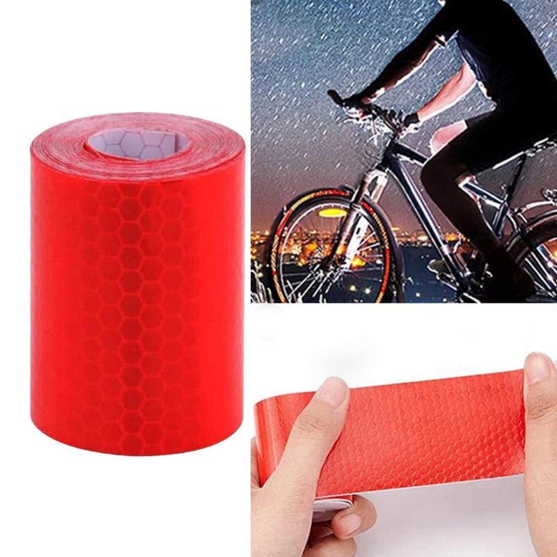 Bicycles Reflective Sticker Reflectors Decals Bikes Reflective Tape, Night Riding Safety Sticker for Bicycles, Trucks