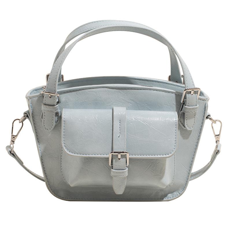 

Весенняя новая модная универсальная сумка на плечо, сумка-багет, сумка через плечо, сумочка, многофункциональная маленькая квадратная сумка синий