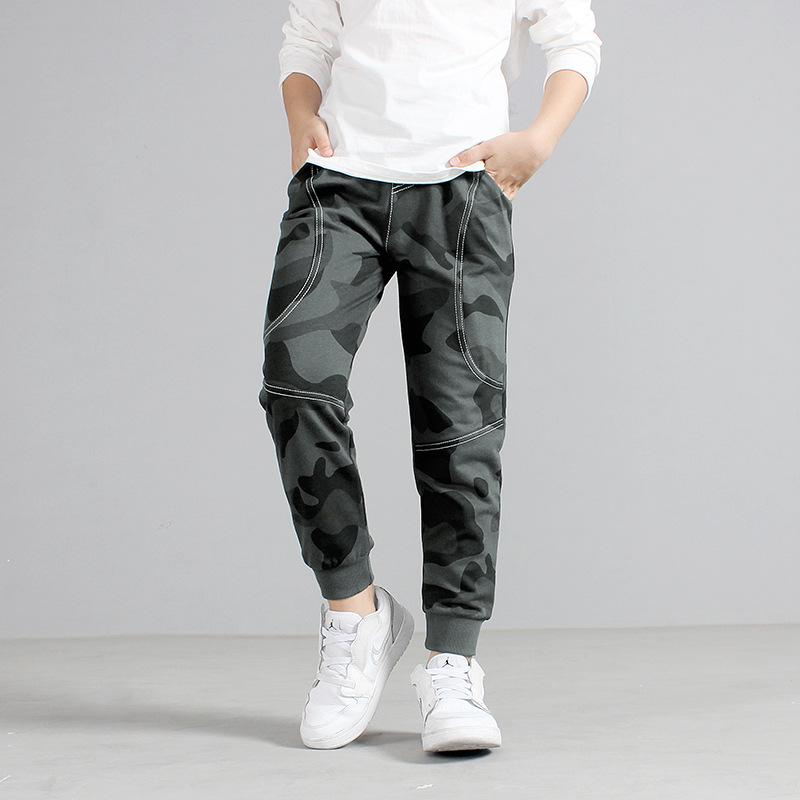 

Дитячі спортивні бавовняні штани на весну та осінь 2024 року - Штани від комарів для дітей середнього та старшого віку 130 cm