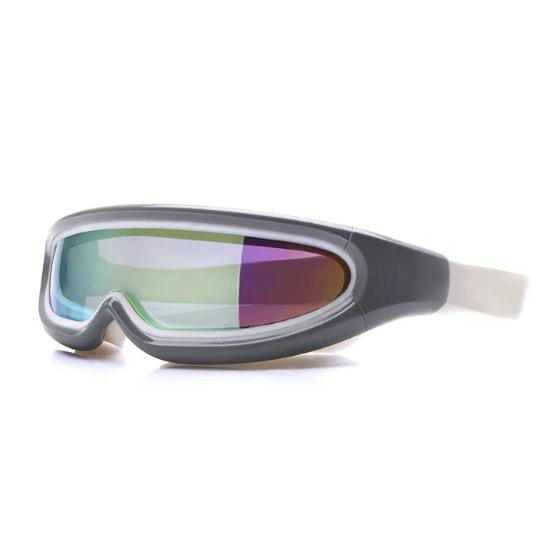 

Цельные очки для плавания с зеркальным покрытием, противотуманные, с жестким футляром, маска для сноркелинга для взрослых, очки для дайвинга