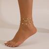 Beach Anklet Star Butterfly Chain Imitation Pearl Foot Chain Ocean Wind Shell Dolphin Foot Ornament