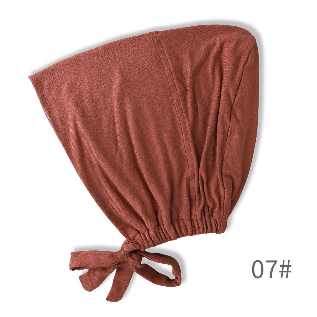 Premium Mercerized Cotton Adjustable Elastic Hair Cover Cap