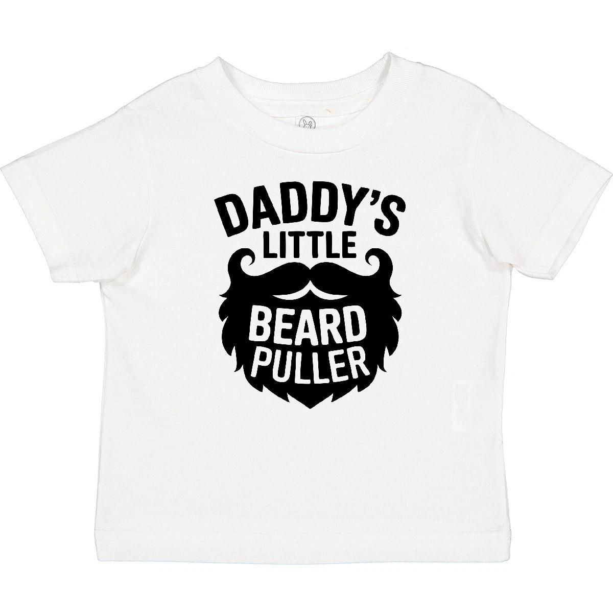 Inktastic Funny Beard Baby Grow-Daddy s Little Beard Puller Funny Baby T-Shirt 110