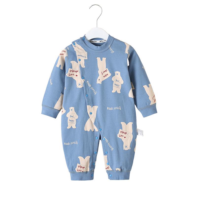 

Newborn Cotton Long-Sleeve Romper for Autumn Outings 80 cm