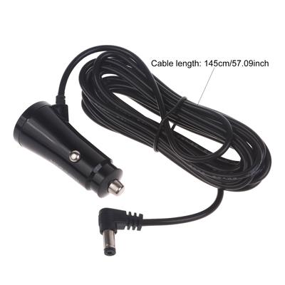 Car Charger Adapter with Twin USB Port and DC5521 Charging Cord Cable for Car Fan Car LED Light SUVs and Trucks