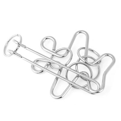 Calabash-shaped IQ Test Metal Wire Puzzle Brain Teaser Game for Adults Kids