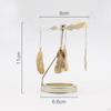 Candle Holder Tea Light Holders Decoration Rotating Candlestick for Livingroom Votive