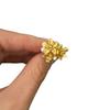 Floral Pearl Ring For Women With Adjustable Open Design In Gold And Silver Finish