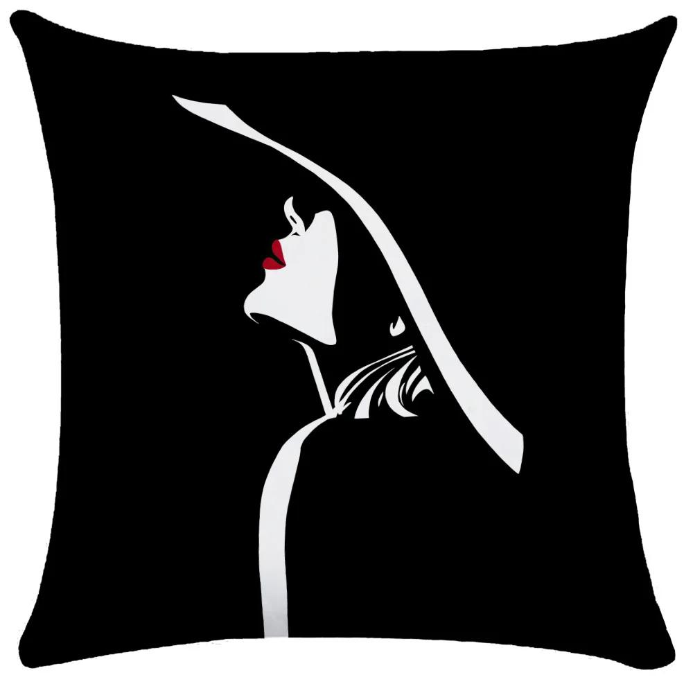 Home Decor Throw Pillow Covers Room Aesthetics Fashion Ladies   Double Bed Cushion
