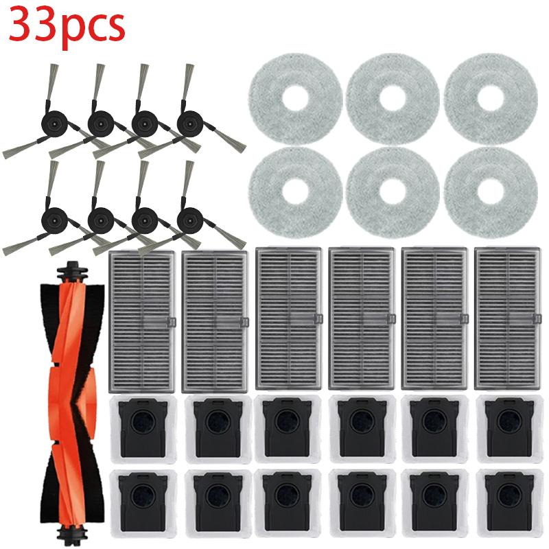 For  Dreame L40 Ultra / X40 Ultra Robot Vacuum Accessories Dust Bags Mop Main Side Brushes Cloths HEPA Filters Spare Parts