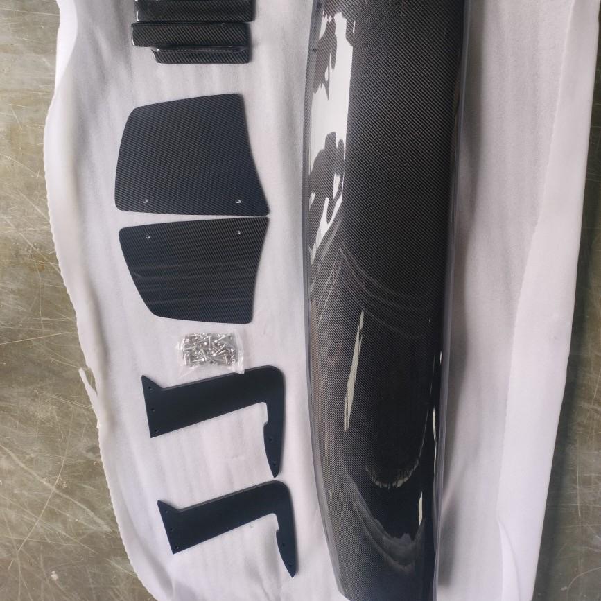 Carbon Fiber Rear Spoiler for Three-Box Cars – Wet or Dry Carbon Options Available