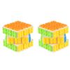 Building Blocks 3D Magic Puzzle Cube 3X3X3 Diy Fidget Toy Brick Anti Stress Relief Sensory Adhd Educational Game For Kids Adult