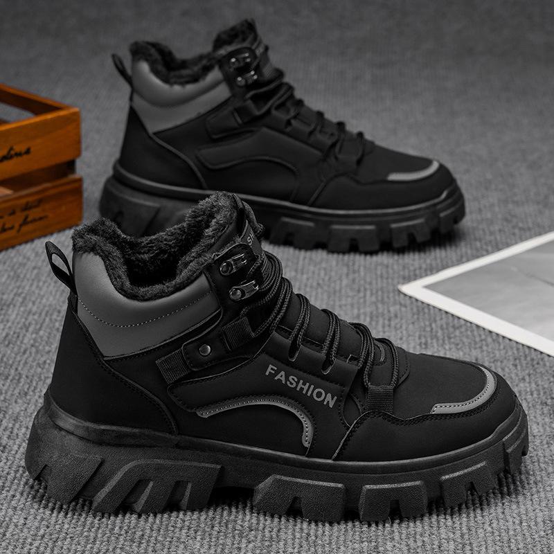 Winter new Martin boots short boots outdoor sports high-top mountaineering velvet snow boots