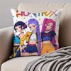 Popular Virtual American Band HHUNTRX Cushion Cover Pillowcase Antidustmite Invisible Zipper Short Plush Sofa Cushion