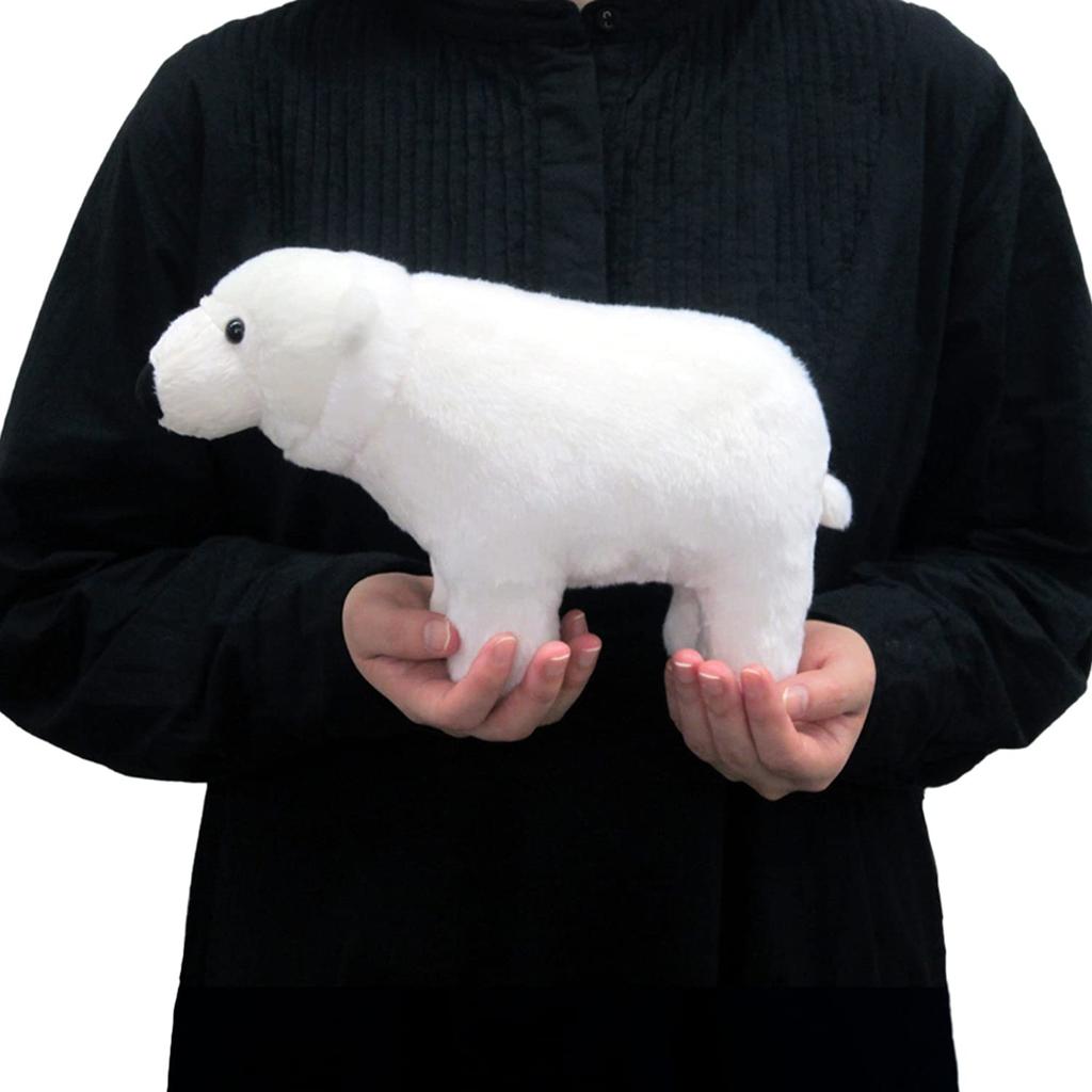Exciting Illustrated Guide Land Creatures Edition Animal Plush Toy - (Polar Bear)
