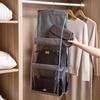 Hanging Handbag Organizer Multi-layer Wardrobe Closet Storage Bag Door Wall Clear Sundry Shoe Bag Hanger Pouch Accessories