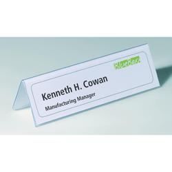 Etiquette nom de table Durable 210mm x25