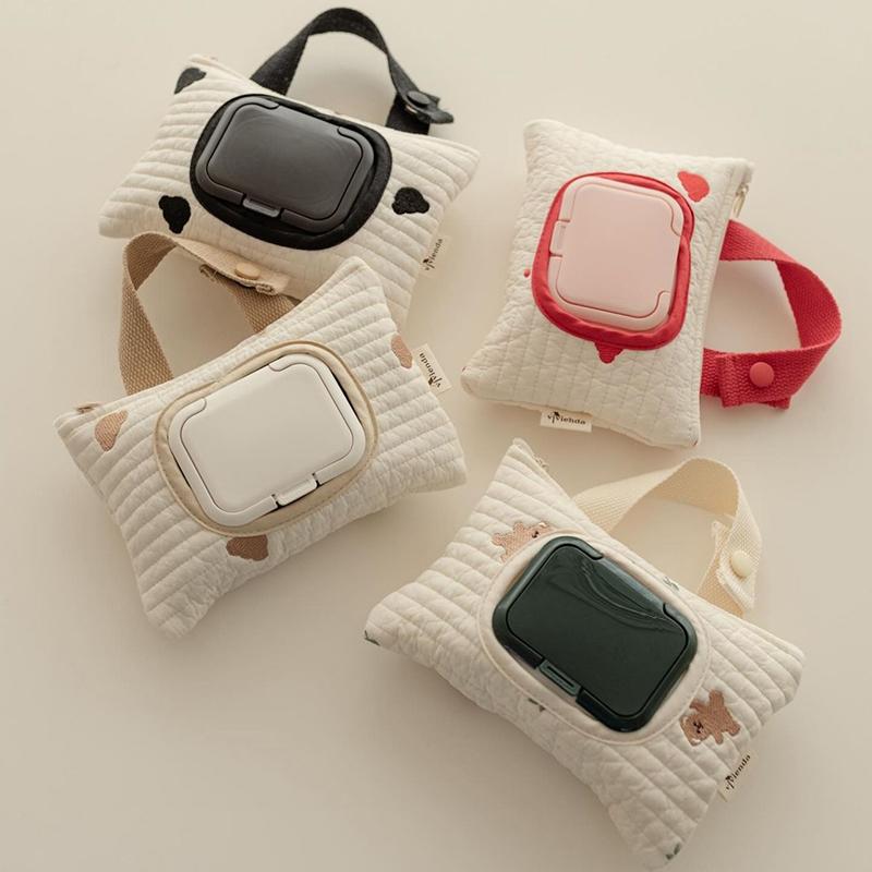 Pouch for Wipes Dispenser Box  Baby Wipe Pouch Water Tissue Holder  Baby Wet Wipes Case  Maengu Tissue Box