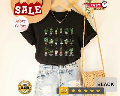 2025/Plantahol<wbr/>ic Nature Shirt Houseplant Shirt Plant Mom Shirt Gift for Planter Unisex T-Shirt