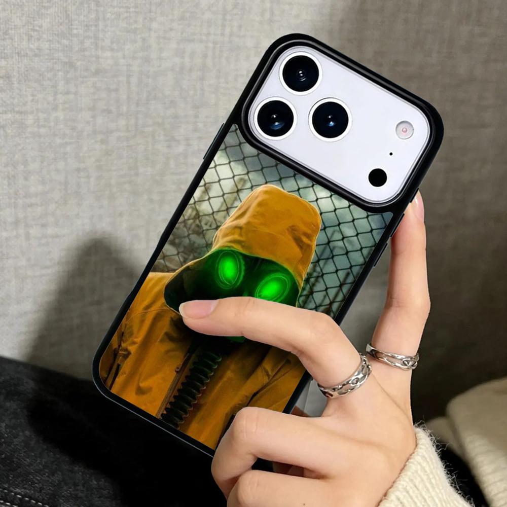 Capa Case for iPhone 17 Air 16 Pro Max 15 Plus 11 13 Mini 14 12 Back Phone Cover Nuclear Mask Gas Mask