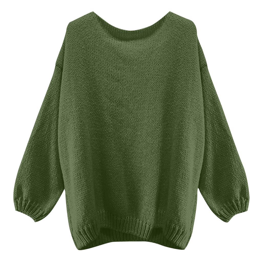 Women's Loose  Winter Knitted Fashion Casual Pullover Sweater